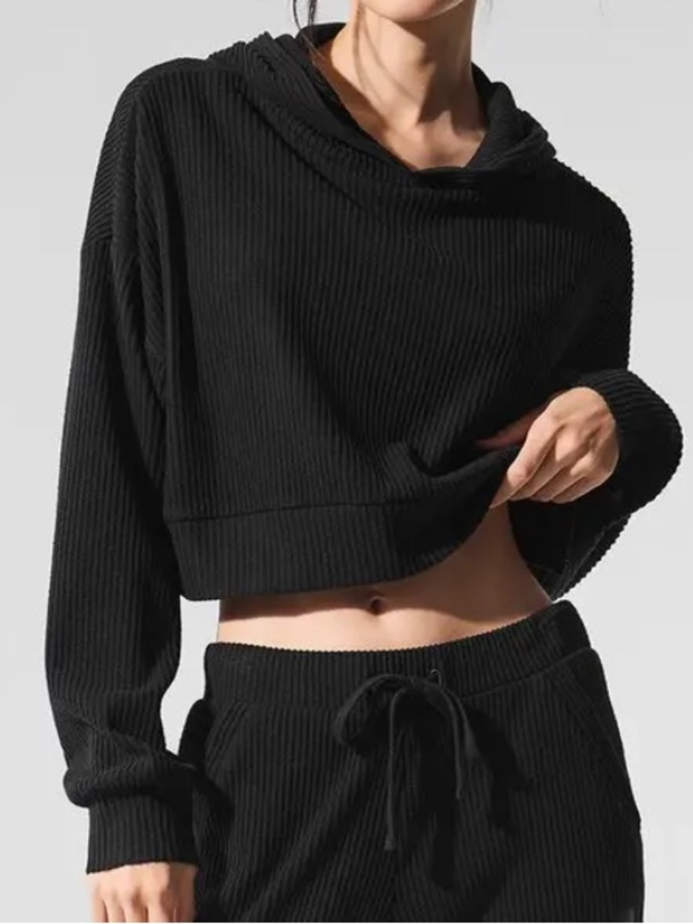 ALO Yoga Muse Hoodie Black Large